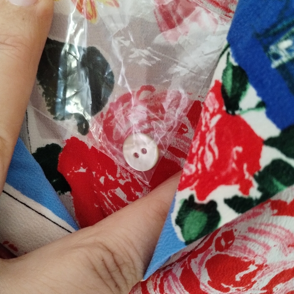 Vintage NWT Nora Noh Blouse sz L - Picture 6 of 8